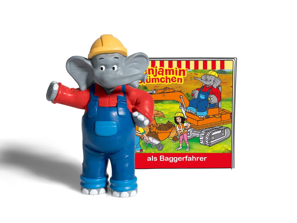 Tonies - Benjamin Blümchen - Benjamin Als Baggerfahrer - Hörspiel 3 Tonies - Benjamin Blümchen - Benjamin Als Baggerfahrer - Hörspiel